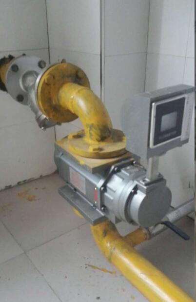 天然氣流量計安裝現(xiàn)場